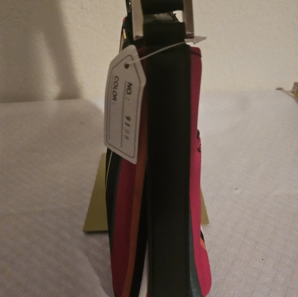 Striped Multicolor Shoulder Bag - Picture 5 of 11